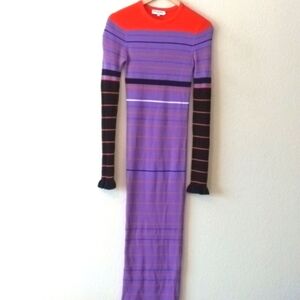 Opening ceremony striped midi dress